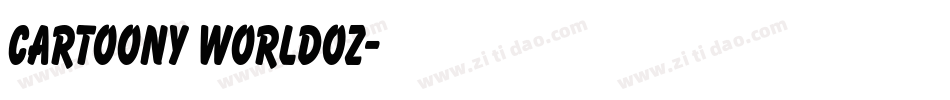 Cartoony Worldoz字体转换